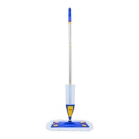 Spray Mop, with 3 Washable Pads for Dry and Wet Floor Cleaning & an 800ml Refillable Water Tank, Microfiber Dust Wet Mop & Twisted Cotton Dry Mop, Com