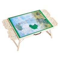 1500 Piece Puzzle Board with Folding Leg Portable Wooden Jigsaw 86x63cm