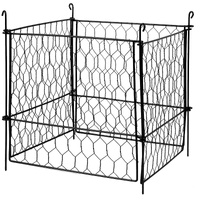 VEVOR 4 Pack Plant Protector from Animals, 13.4'' x 13.4'' Chicken Wire Plant Protector, Plant Cages for Outdoor Plants, Flowers & Vegetables, Keeps B