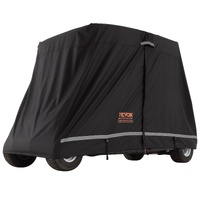 VEVOR 4 Passenger Golf Cart Cover 600D Polyester Waterproof Cover Universal Fits