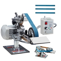 VEVOR Belt Grinder Sander, 30 x 1-Inch Variable Speed Belt Polisher with VFD, 550W Polishing Grinding Machine with 2 Grinding Moulds & 3PCS Sanding Be