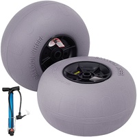 VEVOR Balloon Beach Wheels Replacement Beach Tires 13" TPU 121 LBS Load Capacity