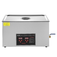 VEVOR Ultrasonic Cleaner with Digital Timer & Heater, Professional Ultra Sonic Jewelry Cleaner, Stainless Steel Heated Cleaning Machine for Glasses Wa