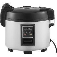VEVOR Commercial Rice Cooker, 70-Cup Rice Cooker, 15 Liter Large Rice Cooker and Warmer with Nonstick Inner Pot, Fast Cooking and 12-Hour Keep Warm, w