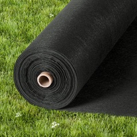VEVOR Non Woven Geotextile Fabric Under Gravel, 6x100FT 8OZ Driveway Fabric Landscape Fabric, Heavy Duty Weed Barrier Fabric, Ground Cover Weed Contro
