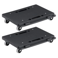 VEVOR Furniture Dolly, 500 lbs Capacity Each Count, Furniture Mover with Wheels, Portable Moving Rollers 4 Wheels Heavy Duty, Small Flat Dolly Cart wi