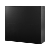 VEVOR Reception Desk, 1200 x 480 x 1100 mm Rectangular Front Counter Table, Office Reception Counter with Lockable Drawer and Storage Cabinet, for Che