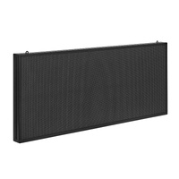 Programmable LED Sign, P6 Full Color Flexible Digital Scrolling Panel, DIY Custom Text Pattern GIF Display Board, Bluetooth APP Control Message Shop S