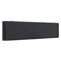 Programmable LED Sign, P10 Full Color Flexible Digital Scrolling Panel, DIY Custom Text Pattern GIF Display Board, Bluetooth APP Control Message Shop 