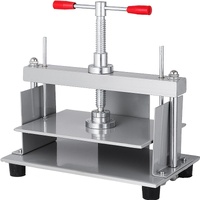 VEVOR Manual Paper Press Machine, 12x8.6 inch for A4 Sized Papers Flatting Machine, 10cm Thickness Steel Frame Manual Flat Paper Press Machine, Paperm