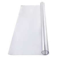 VEVOR Plastic Table Cover, 54 x 54 Inch 2.0 mm Thick Clear Table Protector, Square PVC Desk Mat, Waterproof & Easy Cleaning Desk Pad Tablecloth, for O