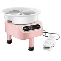 VEVOR Pottery Wheel, 10 inch Pottery Forming Machine, 350W Electric Wheel for Pottery with Foot Pedal and LCD Touch Screen, Direct Drive Ceramic Wheel