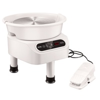 VEVOR Pottery Wheel, 11 inch Pottery Forming Machine, 450W Electric Wheel for Pottery with Foot Pedal and LCD Touch Screen, Direct Drive Ceramic Wheel