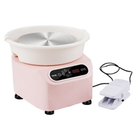 VEVOR Pottery Wheel, 10 inch Pottery Forming Machine, 350W Electric Wheel for Pottery with Foot Pedal and LCD Touch Screen, Direct Drive Ceramic Wheel
