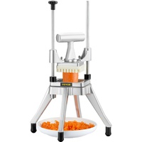 Commercial Vegetable Fruit Chopper 1/4" Blade Heavy Duty Professional Food Dicer Kattex French Fry Cutter Onion Slicer Stainless Steel for Tomato Pepp