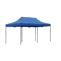 Portable Water-Resistant Gazebo 3x6 M - Blue / Without Sidewalls