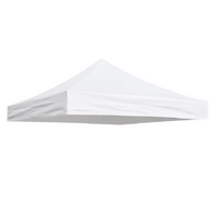 Gazebo Tent Top Cover Camping Beach Sunshade Shelter - White / 2x2M