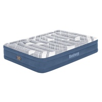 Bestway 2.03m x 1.52m x 36cm Tritech Fashion Flock comfortable inflatable Air Mattress Queen Built-in AC Pump