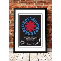 Red Hot Chili Peppers 'Australian / NZ Tour' Poster 2019- Framed A4