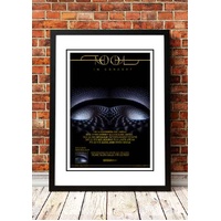 Tool 'Australian Tour' Poster 2020- Framed A4