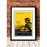 Easy Rider' Cult Movie Poster! - Framed A4