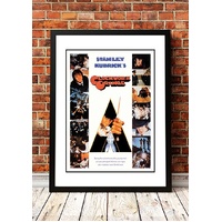 Clockwork Orange' Cult Movie Poster! - Framed A4