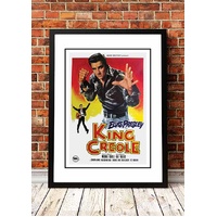 Elvis 'King Creole' Framed Movie Poster! - Framed A2