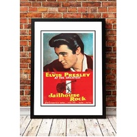 Elvis 'Jailhouse Rock' Framed Movie Poster! - Framed A3