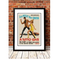 Elvis 'A Tutto Gas' Framed Movie Poster! - Framed A2