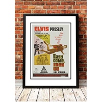 Elvis 'Easy Come, Easy Go' Framed Movie Poster! - Framed A2