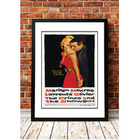 Marilyn Monroe ‘The Prince and the Showgirl’ Framed Movie Poster! - Framed A4