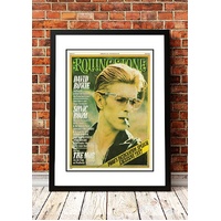 David Bowie' Rolling Stone Magazine Cover! - Framed A4