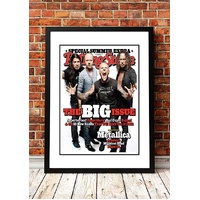 Metallica' Rolling Stone Magazine Cover! - Framed A2