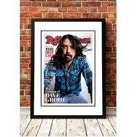 Dave Grohl' Rolling Stone Magazine Cover! - Framed A2