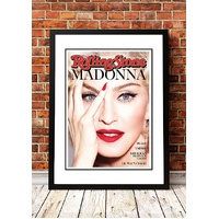 Madonna' Rolling Stone Magazine Cover! - Framed A4