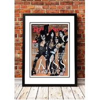 KISS' Rolling Stone Magazine Cover! - Framed A4