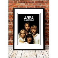 ABBA ‘The Definitive Collection’ In Store Poster 2001 - Framed A4