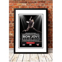 Bon Jovi ‘Inside Out’ Movie Poster 2012 - Framed A4