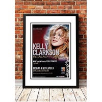 Kelly Clarkson ‘Breakaway Tour’ Perth, Australia Concert Poster 2005 - Framed A3