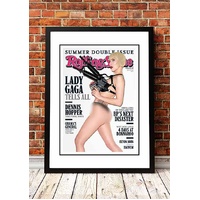 Lady Ga Ga ‘Rolling Stone Magazine’ Cover Poster 2010 - Framed A3