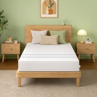 BedStory Double Memory Foam Mattress 25cm Cooling Gel Foam Mattress in a Box Medium Feel