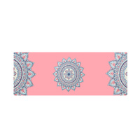  Yoga Mat Foldable Non-Slip Exercise Pink