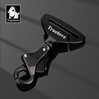 Car Seatbelt Safety Hook - Black