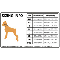  Heavy Duty Reflective Dog Collar - Blue, L
