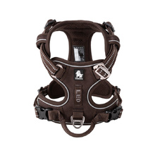  No Pull Explosion Proof Dog Harness - Brown, XL