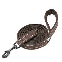  Reflective Pet Leash 2m - Brown, XS