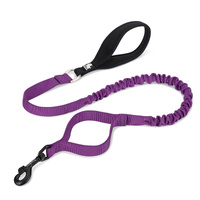  Military Dog Leash 2.5 cm width and 1.4 m length - Purple L