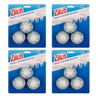 4x Zilch Toilet Cistern Blocks 3pk