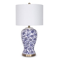 Sarantino Ceramic Floral Base Table Lamp