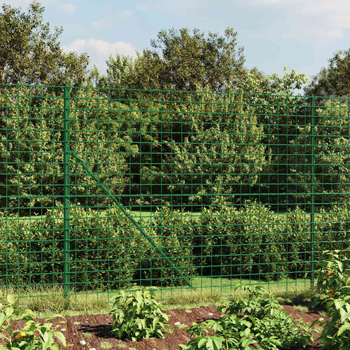 Wire Mesh Fence Green 1.6x25 m Galvanised Steel